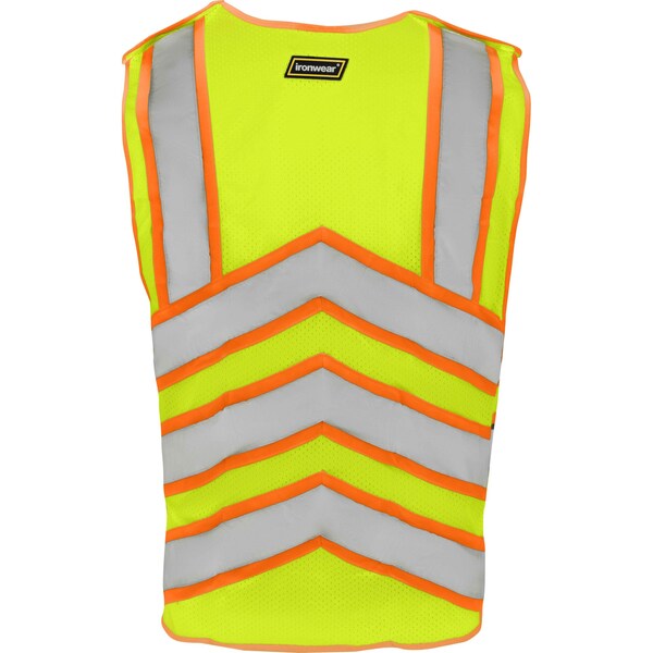 Flame-Retardant Breakaway Vest Class 2 W/ Wraparound Closure (Lime/2X-Large-5X-Large)